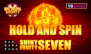 Shiny Fruity Seven 10 Lines Hold and Spin